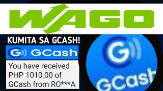 WAGO APP KUMITA SA GCASH WITH PROOF OF PAYOUT [upl. by Eerat]