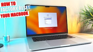 How to Erase and Factory Reset your MacBookiMac in 2024 Easy Tutorial Apple Silicon M1M2 Chip [upl. by Ademla]