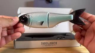 Throwback Swimbaits  “Mint Shad” Metro Glide  UnboxingReview [upl. by Thibaud]