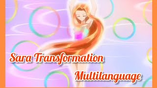 Pichi Pitch Pitch  Sara transformation multilanguage [upl. by Gereld]