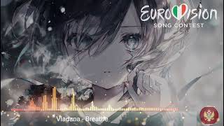 Vladana  Breathe Nightcore version Montenegro 🇲🇪 ESC 2022 [upl. by Orat400]