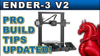 Creality Ender3 V2 assembly and pro build tips  UPDATED 2021 [upl. by Alec672]