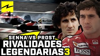 RIVALIDADES LEGENDARIAS DE F1 AYRTON SENNA VS ALAIN PROST Cap Final Parte 3 [upl. by Annhoj]