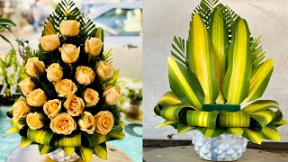 How To Make A flower Arrangement  Attractive  flower bouquet Arrangement ideas  florist Sujeet [upl. by Lipfert749]