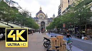 Meir ANTWERP city Belgium Walk 🇧🇪 4K [upl. by Tareyn]