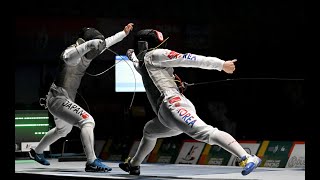 World Fencing Championships Dubai 2022 Mens Foil Junior Finals Highlights [upl. by Ycak477]