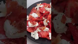 SALADE TOMATE FRAISES ET BURRATA [upl. by Anahtor]