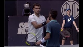 Grigor Dimitrov def Damir Dzumhur China Open Beijing R32 03102017  Match Point [upl. by Giraud]