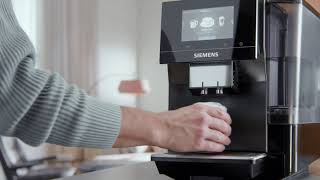 Introducing the Siemens fully automatic bean to cup coffee machine EQ700 [upl. by Maren576]