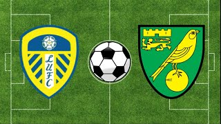 Leeds United vs Norwich Highlights Goals  Championship 202324 Playoffs  eFootball PES 2021 [upl. by Esilahc]