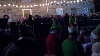 Mousehole Christmas Lights opening carol [upl. by Leahcimnaes]