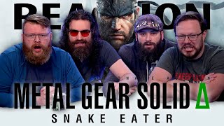 METAL GEAR SOLID Δ SNAKE EATER  Official Trailer 1 REACTION [upl. by Nam181]