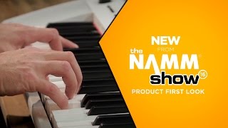 NAMM 2016  NP12 amp NP32 Piaggero Portable Digital Piano Series [upl. by Lekcar]