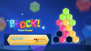 Block Hexa Puzzle iOS Gameplay 29 AgentB iosgames blockhexapuzzle [upl. by Orola]