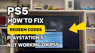 How To Fix Redeem Codes Not Working On PS5 Full Guide [upl. by Nnylrats526]