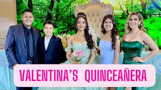 Quinceañera De Mi Sobrina Valentina 💚 Hermosa Fiesta [upl. by Rego]