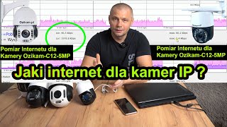 Jaki internet dla Kamer IP ❓ Test Kamer różnych producentów i prędkość Pobierania Wysyłania❕ [upl. by Dabney905]