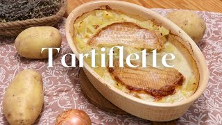 French Alps speciality Traditional Tartiflette recipe Perfect meal when its cold outside [upl. by Notserc407]