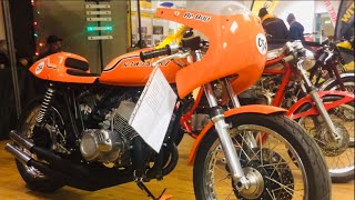 LONDON OffRoad amp Racing Motorcycle Show at KEMPTON PARK Autojumble Vintage amp Classic Bike Film 44 [upl. by Leamaj878]