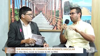 Médico Vitor Abreu esclarece sobre os perigos do Acidente Vascular Cerebral [upl. by Carri]