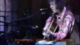 Neil Young  Harvest Moon with lyrics [upl. by Windy]