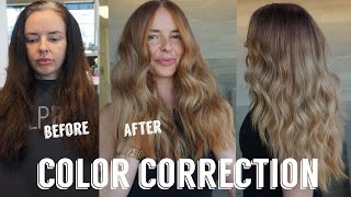 Hair Transformations with Lauryn Removing 6 Years of Black Box Dye Color Correction Ep 110 [upl. by Rudie]