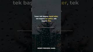 HENRY FREDERIC AMIEL reels reelsinstagram [upl. by Urana384]