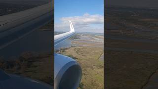 Ryanair B737 landing at Faro Airport aviation ryanair [upl. by Peednas]