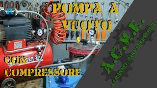 Come fare il vuoto con il compressore  fai da te [upl. by Kroy]