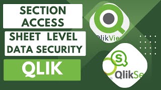 Learn How To Implement Section Access in Qlik  Sheet Level Security in qliksense qlikview qlik [upl. by Lennahc]