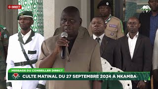 MESSAGE MATINAL DE PAPA MBENZA DU 27 SEPTEMBRE 2024 A NKAMBA NOUVELLE JERUSALEM [upl. by Cleo]