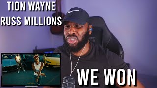 Tion Wayne x Russ Millions  We Won Official Music Video Reaction  LeeToTheVI [upl. by Nhar698]