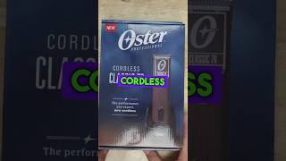 Oster 76 cordless Unboxing barber clipper oster [upl. by Daeriam]