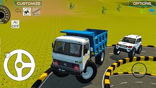 I Driving Scorpio and Unloading stone from dumper 😱 driving gamingvideos dumper [upl. by Aliak670]