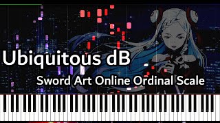 【ピアノ】Ubiquitous dByuna Sword Art Online Ordinal Scale オーディナルスケールの劇中歌をピアノアレンジした動画１ [upl. by Annad]