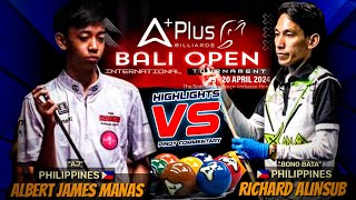 AJ MANAS VS RICHARD ALINSUB quotBONG BATAquot 9BALL OPEN 2024 HIGHLIGHTS  PINOY COMMENTARY [upl. by Ruth]