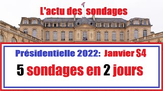 LActu des Sondages  Présidentielles 2022  Alors ça bouge comment [upl. by Cusack359]