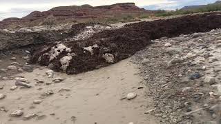 Wahweap Wash UT Flash Flood Caught on Camera 7152018 [upl. by Acinoj]