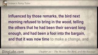 The Mouse the Bird and the Sausage  Grimms Fairy Tales by the Brothers Grimm  20 [upl. by Anayaran823]