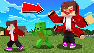 JJ and Mikey vs MaizenEXE in Minecraft  Maizen Nico Cash Smirky Cloudy [upl. by Settle]