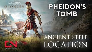 Assassins Creed Odyssey  Pheidons Tomb  Ancient Stele Location [upl. by Eus]