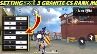 How To Character granite  Kaun sa character hai three bam fenkate hai Cs Rank me three granite [upl. by Powe]