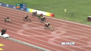 Womens 100m T53  Beijing 2008 Paralympic Games [upl. by Ilat]