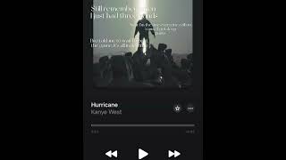 Hurricane Kanye West Minute 106125 [upl. by Aikyt660]