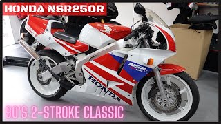 Honda NSR250R MC21 gull arm so lucky to ride this 90s 2 stroke Classic Motorcycle [upl. by Deering479]