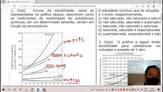 QUESTÃO 01 CURVAS DE SOLUBILIDADE [upl. by Mastic]