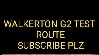 WALKERTON G2 TEST ROUTE WITH STREETS NAMES DESI CANADIAN VLOGGER [upl. by Connor589]