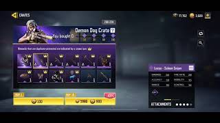 New Demon Dog Crate Opening  Raines Mariner  Practice Makes Perfect Emote  Cod Mobile [upl. by Ecirual]