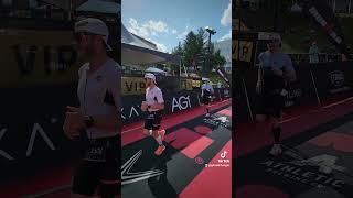 Paul Felder Finishing Lake Placid Ironman ufc ironman lakeplacid [upl. by Olifoet]