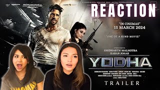 YODHA  Trailer Reaction  Sidharth Malhotra  Disha Patani [upl. by Efram]